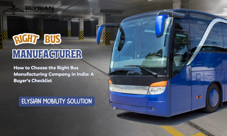bus manufacturing company in India - Elysian Mobility Solution